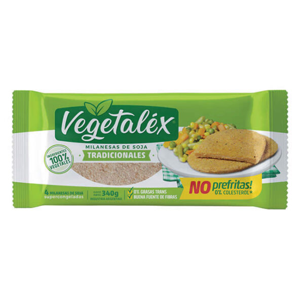 Milanesas De Soja Tradicional Vegetalex X 4 Un.
