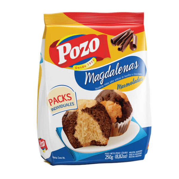 Magdalenas Marmoladas Pozo X 220Grs X 10 U
