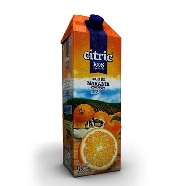 Jugo De Naranja 100% Exprimido Citric X1.5Lt X 6U
