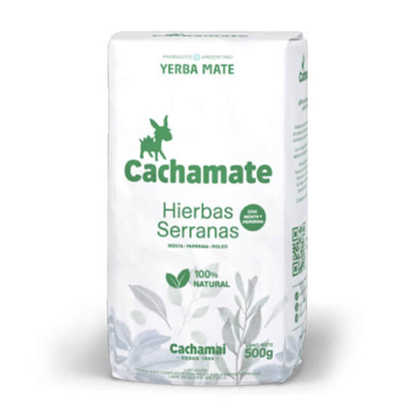 Yerba Mate Cachamate Hierbas Serranas X 500 Grs - Pack X 6U