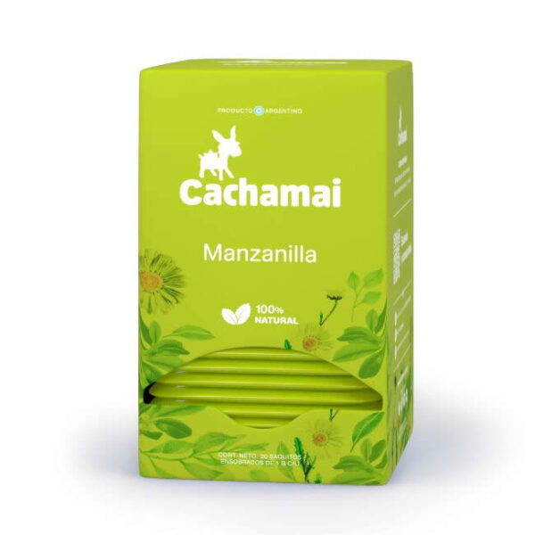 Té Cachamai Manzanilla x 20 saquitos x 6U