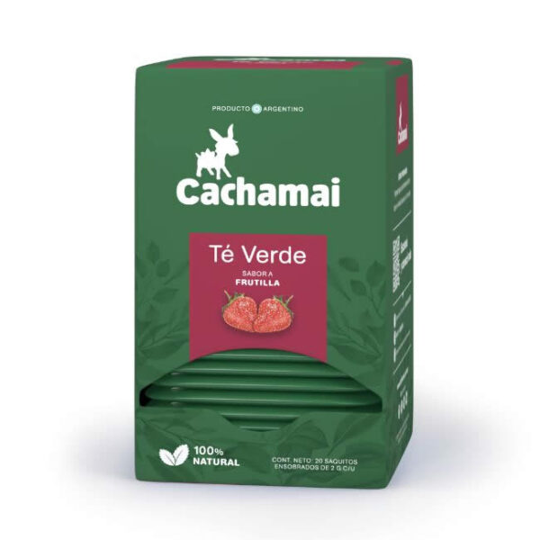 Té Cachamai Verde c(Frutilla x 20saq x 6U