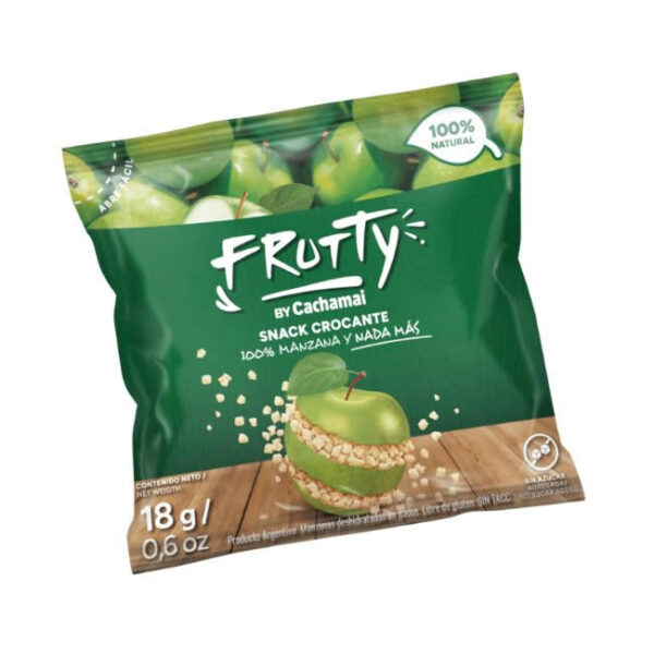 Snack Manzana Verde Crocante x 18grs-Caja x 10 U