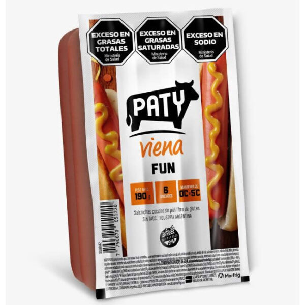 Salchichas Patyviena Fun X6U