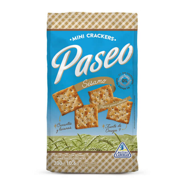 Galletitas Paseo Con Sesamo X 300Grs
