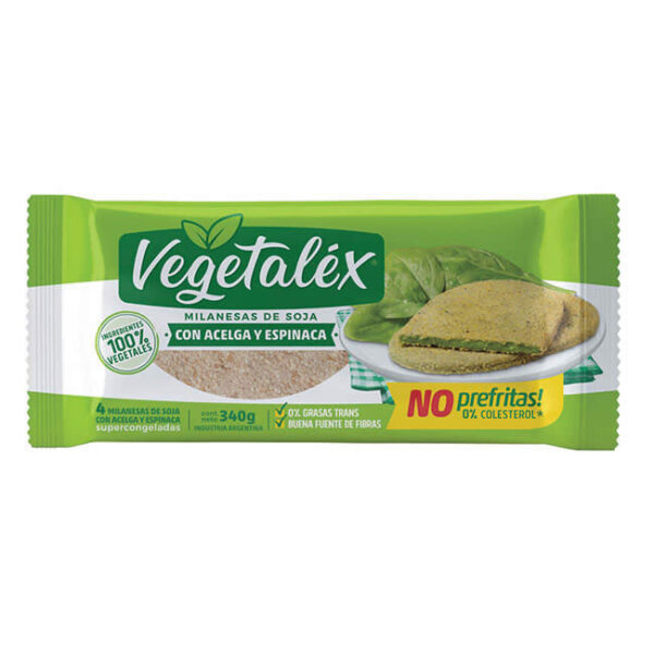 Milanesa De Soja Con Espinaca Vegetalex X 4 Un