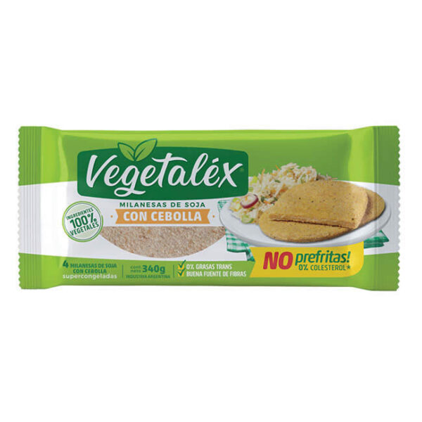 Milanesa De Soja Con Cebolla Vegetalex X 4 Un
