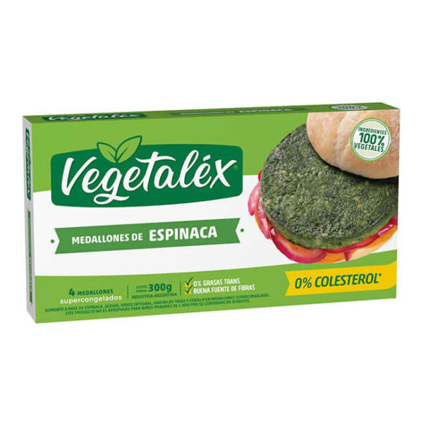 Medallones De Espinaca Vegetalex X 4U