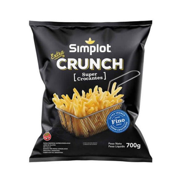 Papas Simplot Extra Crunch  Corte Fino X 700 Grs