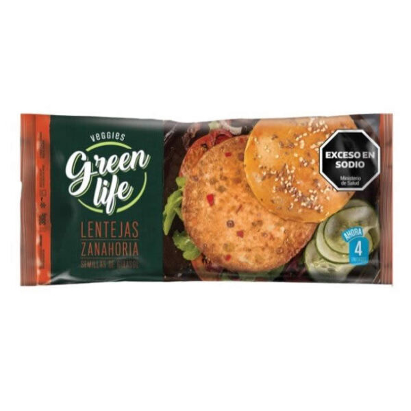 Veggies Green Life - Lenteja Y Zanahoria  X 4U
