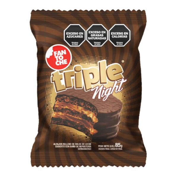 Alfajor Triple Night Fantoche X 85Grsx12U