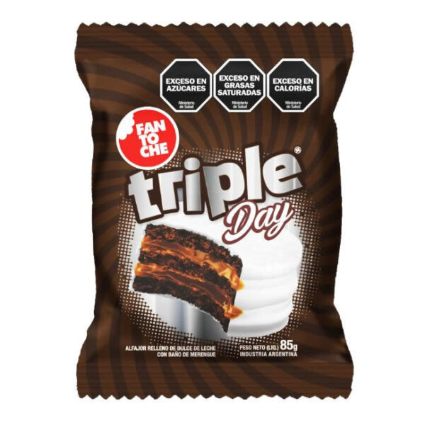 Alfajor Triple Day Fantoche X 85Grs X 12U