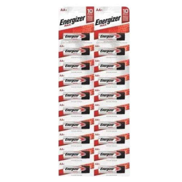 Pilas Energizer AA - Tira x 20