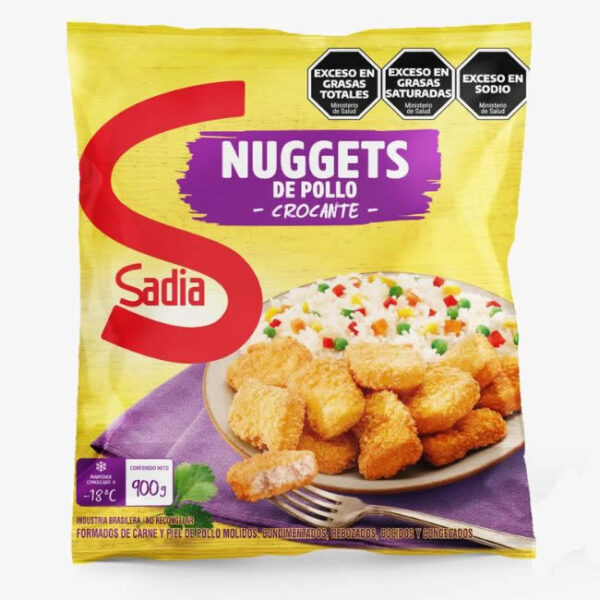 Nuggets de Pollo Crocante Sadia x 900g