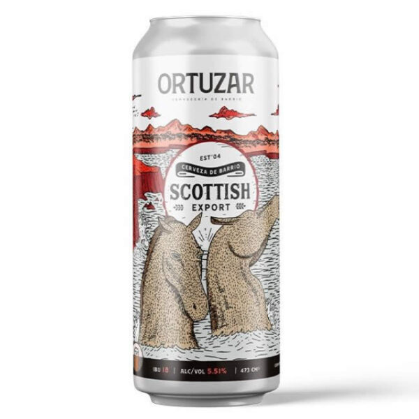 Cerveza Ortuzar Scottish x 470 ml - Pack x 6 latas