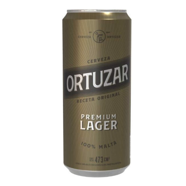 Cerveza Ortuzar Premium Lager x 470 ml - Pack x 6 latas