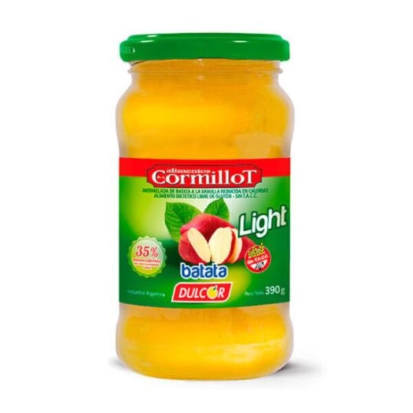 Mermelada Batata Light Dr. Cormillot x 390gr - Pack x 6 U