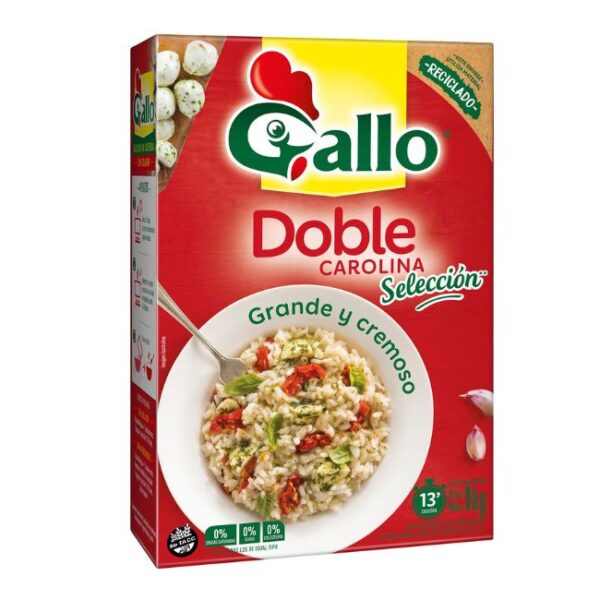 Arroz Doble Carolina Gallo x 1kg x 10u