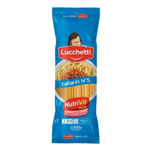 Fideos Tallarín Lucchetti x 500grs x 20u