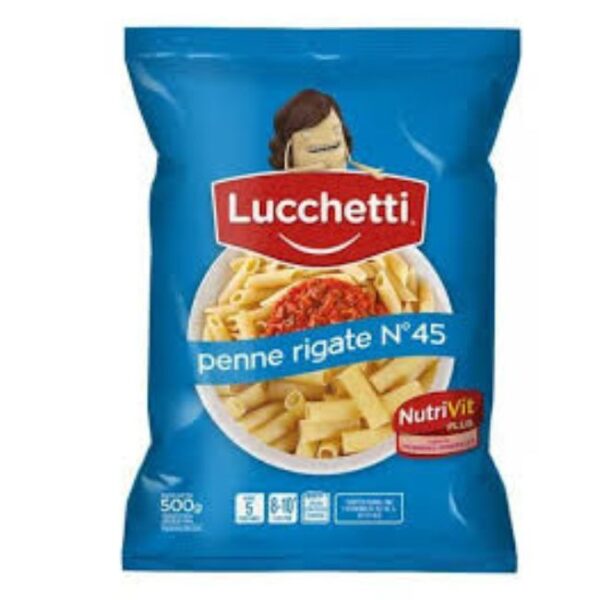 Fideos Penne Rigate Lucchetti x 500grs x 15u
