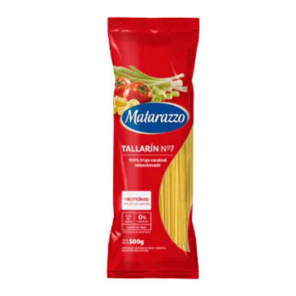 Fideos Tallarín Matarazzo x 500 grs x 20u
