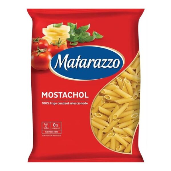 Fideos Mostachol Matarazzo x 500grs x 15u