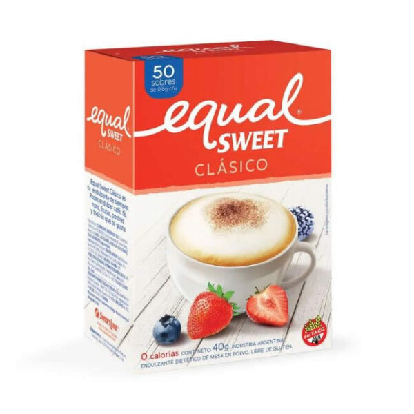 Endulzante Equal Sweey Clásico-Caja x 50 sobres-Pack x 6 cajas