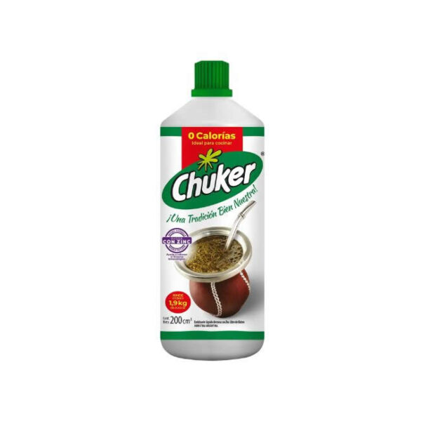 Endulzante Chuker Clásico x 200ml-Pack x 6