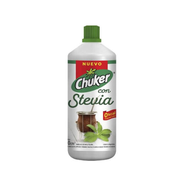 Endulzante Chuker Stevia x 400ml-Pack x 6